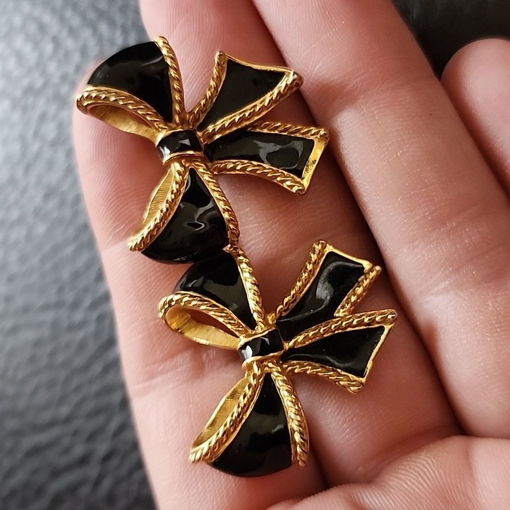 Vtg Kenneth Jay Lane For Avon Earrings - image 4